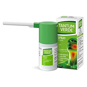 TANTUM VERDE Spray 1,5 mg/ml orálna aerodisperzia 30 ml (Na bolesť v krku)