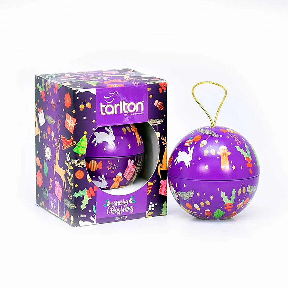 TARLTON Christmas bauble tropical fruit čierny čaj 30 g