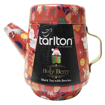 TARLTON Tea Pot Holly Berry čierny sypaný čaj 100 g