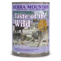 TASTE OF THE WILD Sierra Mountain konzerva pre psov 390 g