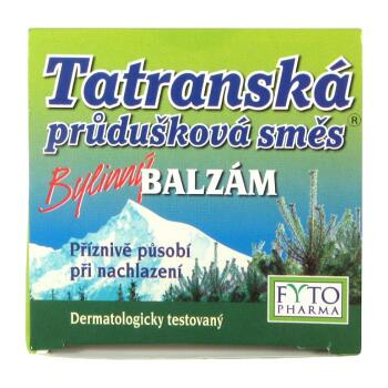 FYTOPHARMA Tatranská priedušková zmes balzam 40 g