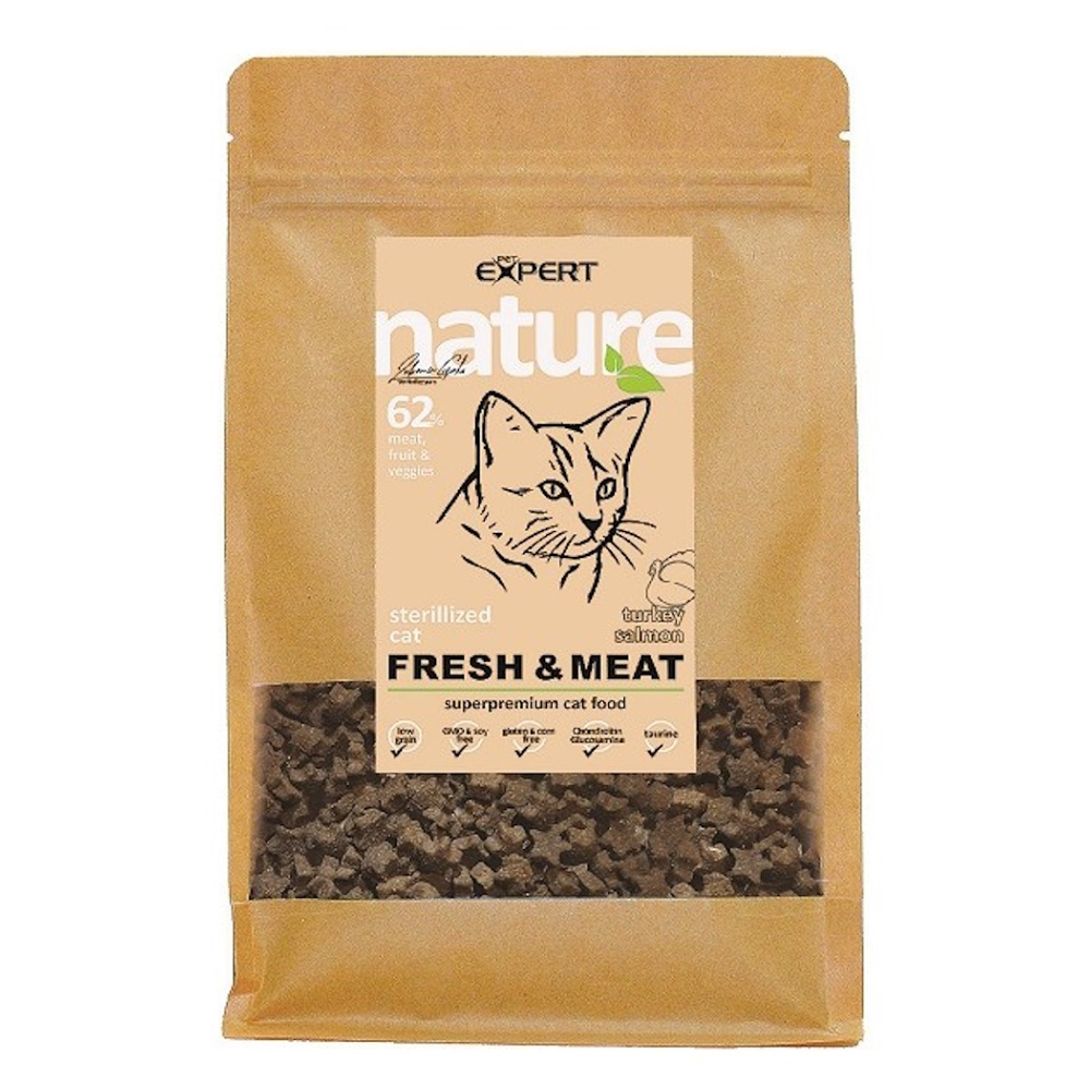 TATRAPET Pet Expert Nature Adult Sterilized krmivo pre mačky 600 g