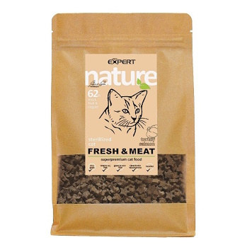 TATRAPET Pet Expert Nature Adult Sterilized krmivo pre mačky 600 g (Granule pre mačky)