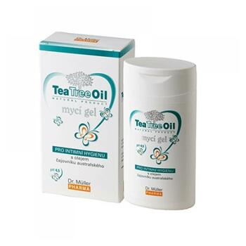 DR. MÜLLER Tea Tree Oil mycí gel pro intimní hygienu 200 ml poškozený obal