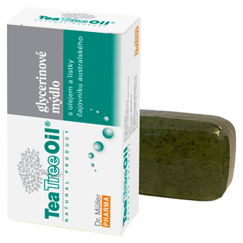 DR. MÜLLER Tea Tree Oil prírodné mydlo 90 g (Tuhá mydlá) - Neparfumované, Peelingové, Prírodné, Čistiace