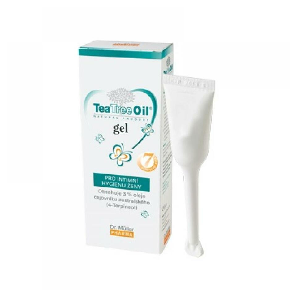DR. MÜLLER Tea Tree Oil vaginálny gél pre intímnu hygienu 7x7,5 g
