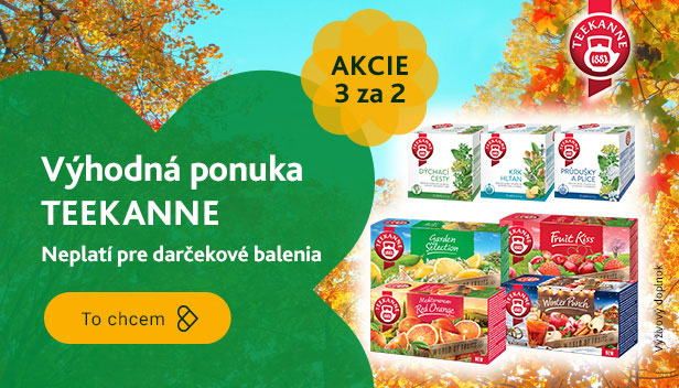 TEEKANNE Čaje a KANDISIN sladidlá 3 za 2