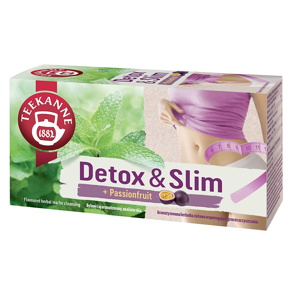 TEEKANNE Detox & Slim passionfruit bylinný čaj 20 sáčkov