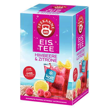 TEEKANNE Eistee malina a citrón ovocný čaj 18 sáčkov (Ovocné čaje)