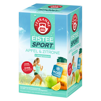 TEEKANNE Eistee šport jablko citrón ovocný čaj 18 sáčkov (Ovocné čaje)