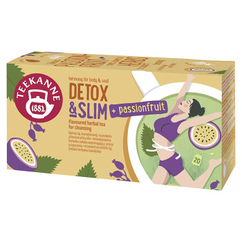 TEEKANNE Detox & Slim passionfruit bylinný čaj 20 sáčkov