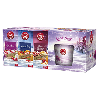 TEEKANNE Let it snow ovocné čaje s hrnčekom 3 x 20 sáčkov, poškodený obal (Ovocné čaje)