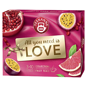 TEEKANNE Love collection ovocno bylinné čaje 3 x 10 sáčkov (Čajové sady)