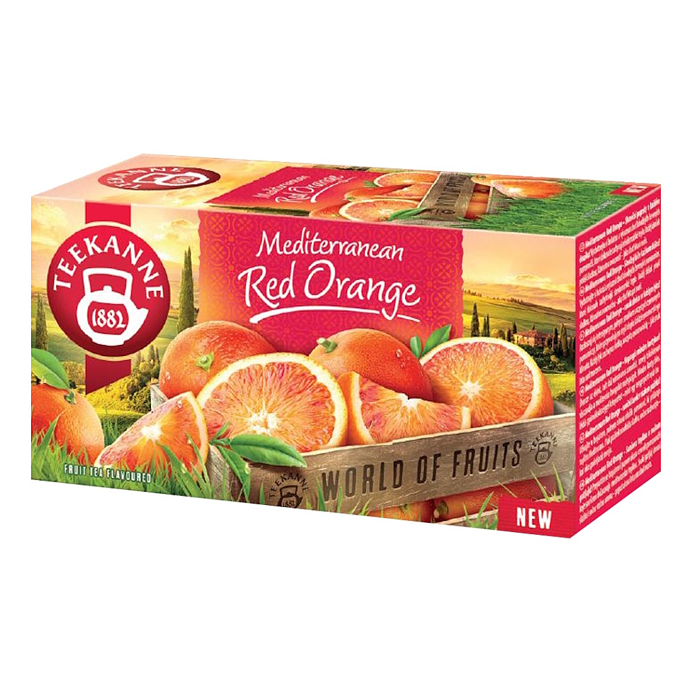 TEEKANNE Mediterranean red orange ovocný čaj 20 sáčkov