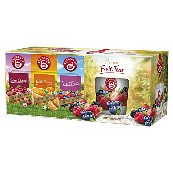 TEEKANNE Premium fruit teas ovocné čaje s hrnčekom 3 x 20 sáčkov (Čajové sady)