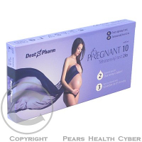 Tehotenský test PREGNANT 10 2ks Tehotenský test PREGNANT 10 2ks