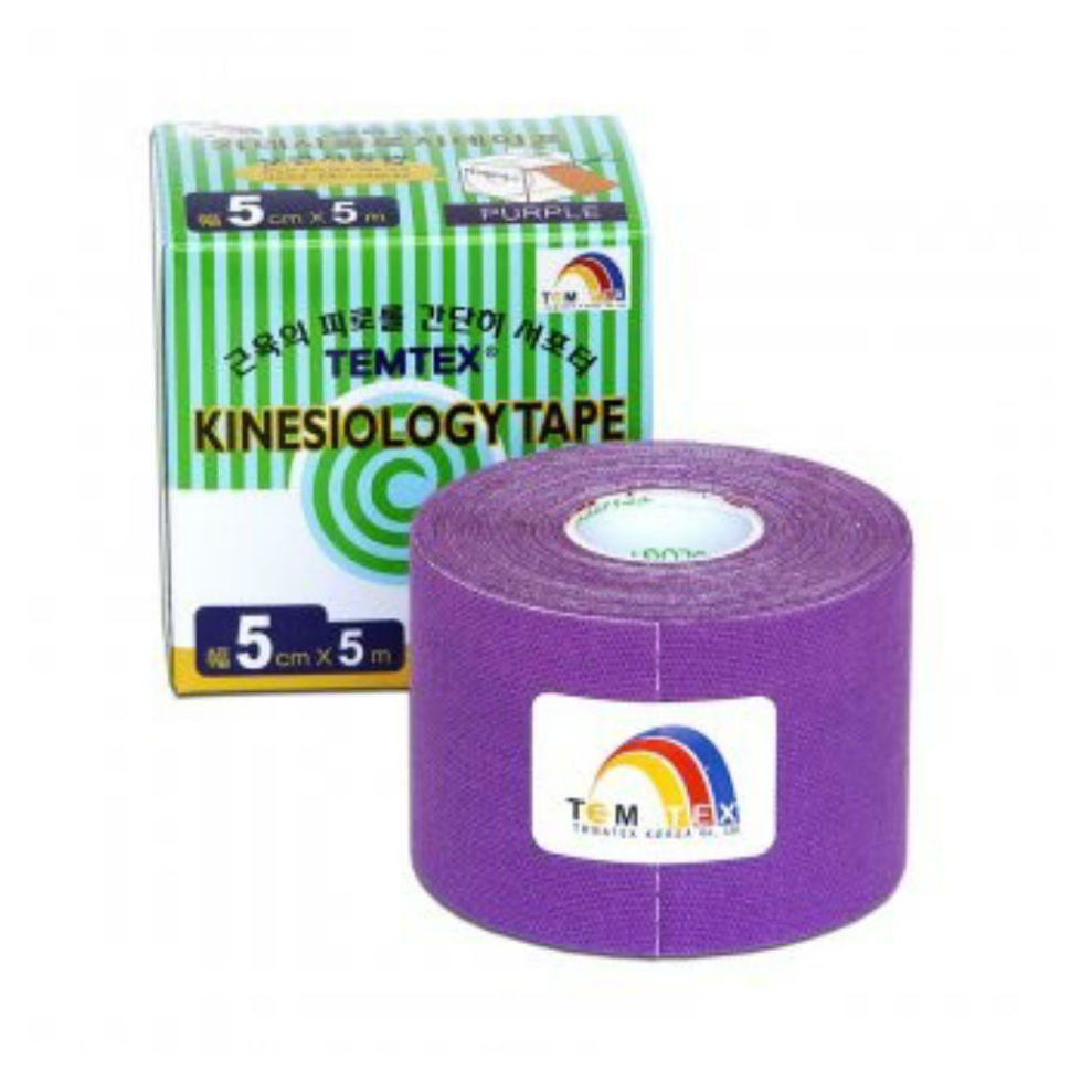 E-shop TEMTEX Tejpovacia páska kinesiotape fialová 5cm x 5m