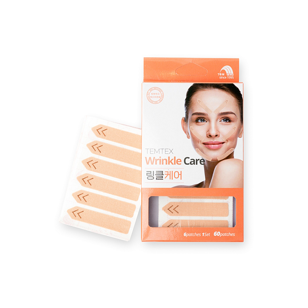 TEMTEX Wrinkle care tape - tejp proti vráskam 60 kusov