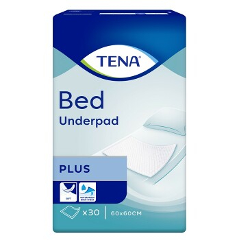 TENA Bed Plus absorpčné podložky 60 x 60 cm 30 kusov