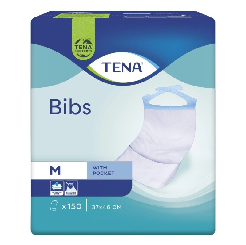 TENA Bib podbradník M 37 x 46 cm 150 kusov