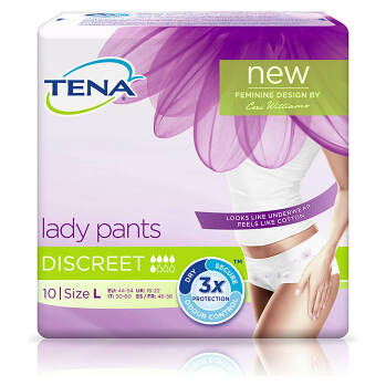 TENA Lady Pants Discreet Large absorpčné nohavičky 10 kusov