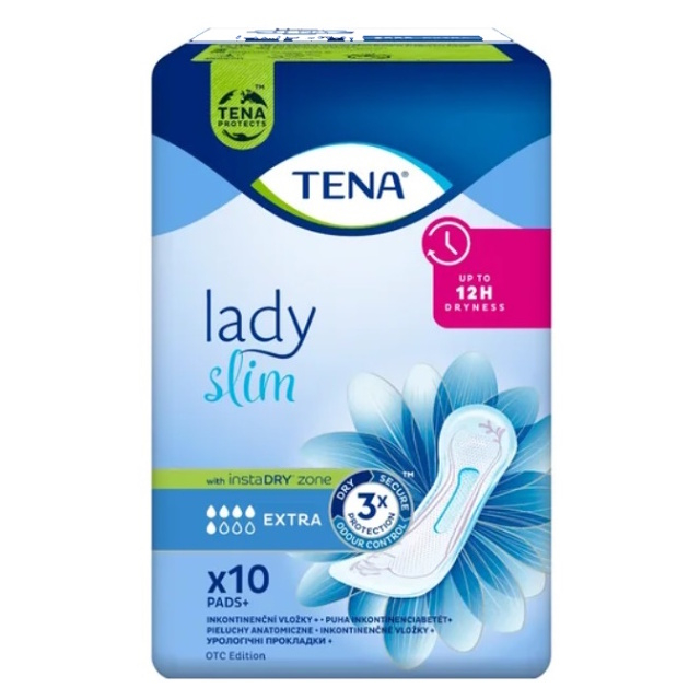TENA Lady slim extra inkontinenčné vložky 10 kusov