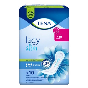 TENA Lady slim extra inkontinenčné vložky 10 kusov (Vložky pri inkontinencii)