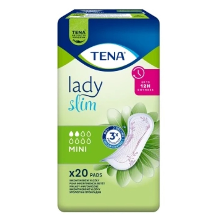 TENA Lady slim mini inkontinenčné vložky 20 kusov kúpite na Mojalekaren.sk