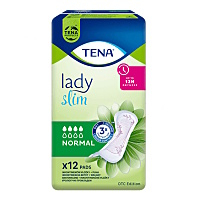 TENA Lady Slim Normal inkontinenčné vložky 4 kvapky 12 kusov