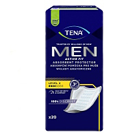 TENA Men Level 2 Active fit pánske vložky 4 kvapky 20 kusov