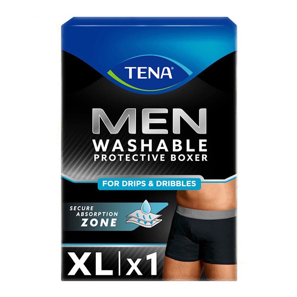 TENA Men washable boxers čierné inkontinenčné boxerky XL 1 kus
