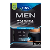 TENA Men washable pracie inkontinenčné boxerky čierne L 1 kus