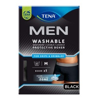 TENA Men washable pracie inkontinenčné boxerky čierne M 1 kus