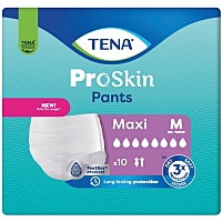 TENA ProSkin Pants Maxi inkontinenčné nohavičky M 8 kvapiek 10 kusov