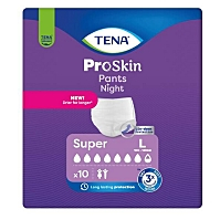 TENA ProSkin Pants Night Super inkontinenčné nohavičky 7,5 L 10 ks