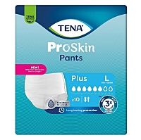 TENA ProSkin Pants Plus inkontinenčné nohavičky L 6 kvapiek 10 ks