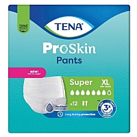 TENA ProSkin Pants Super inkontinenčné nohavičky XL 7 kvapiek 12 ks
