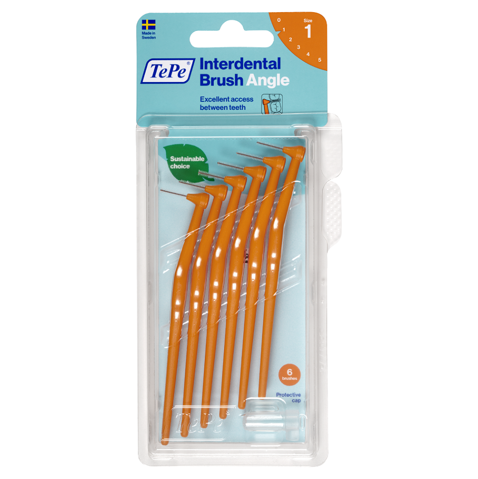 E-shop TEPE Medzizubné kefky ANGLE 0,45 mm 6 ks