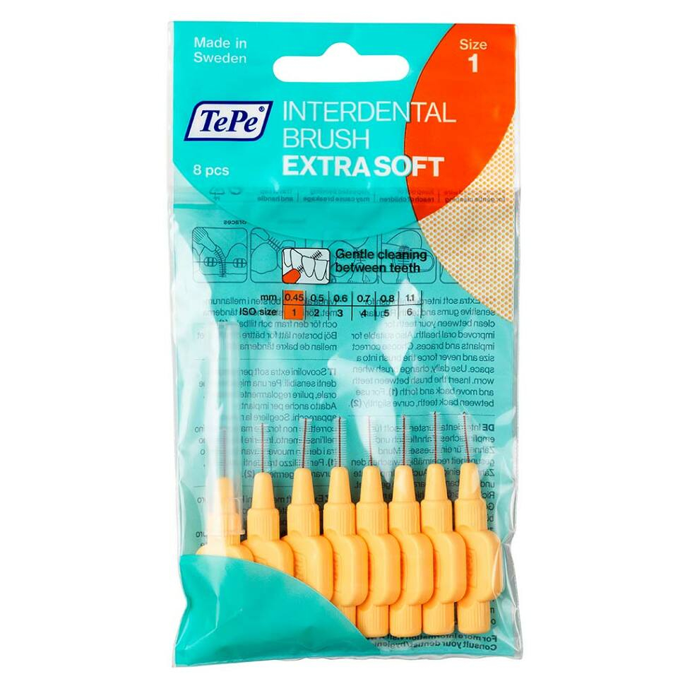 E-shop TEPE medzizubné kefky ExtraSoft 0.45mm 8 ks 122225
