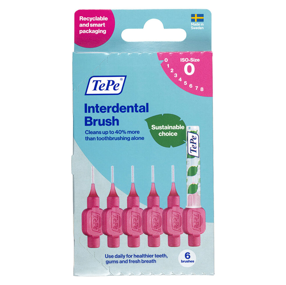 TEPE Original Medzizubné kefky ružové 0,4 mm v krabičke 6 kusov kúpite na Mojalekaren.sk