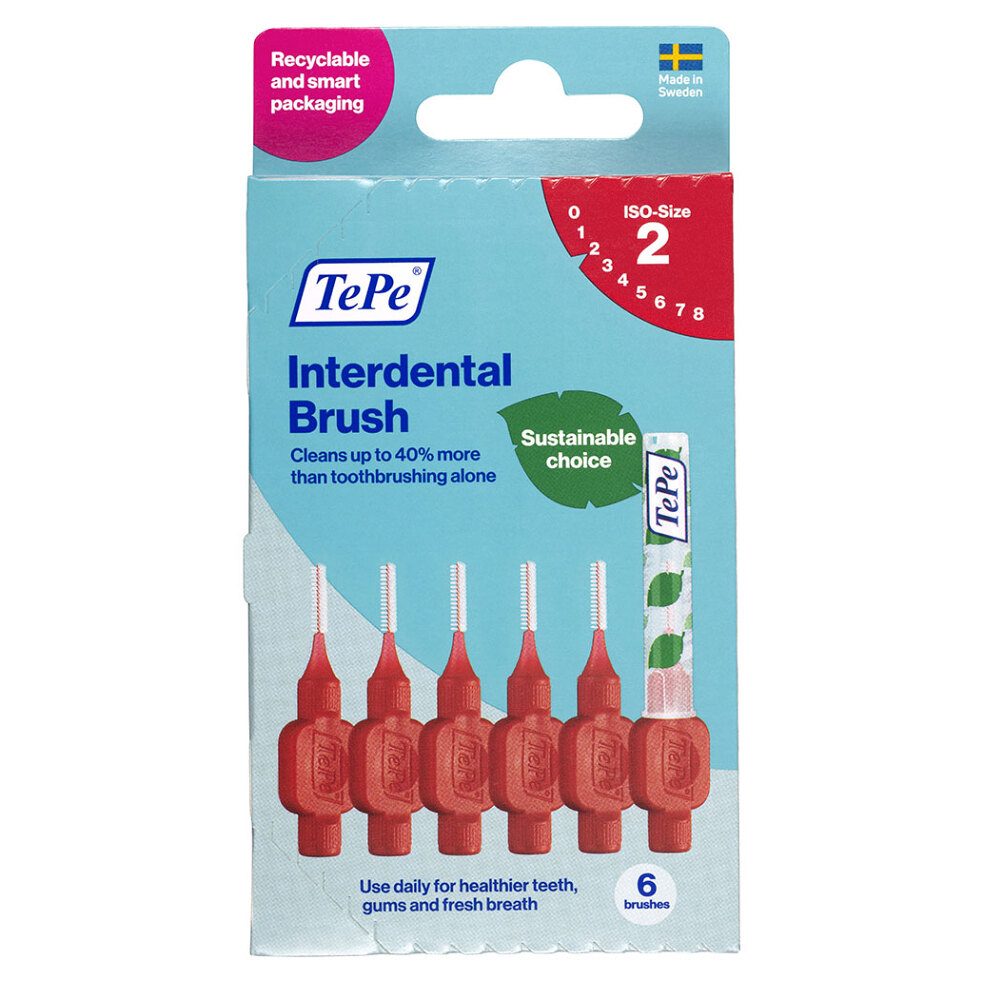 TEPE Original Medzizubné kefky červené 0,5 mm v krabičke 6 kusov kúpite na Mojalekaren.sk