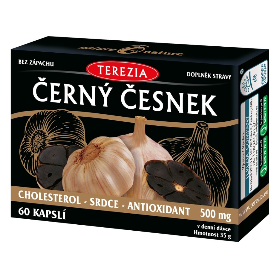 Terezia Čierny cesnak podpora imunity na udržanie normálnej hladiny cholesterolu 60 cps kúpite na Mojalekaren.sk