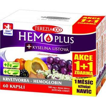 TEREZIA COMPANY Hemoplus 60 + 60 kapsúl ZADARMO