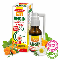 TEREZIA FreeAngin sprej na bolesť v krku 25 ml TEREZIA FreeAngin sprej na bolesť v krku 25 ml