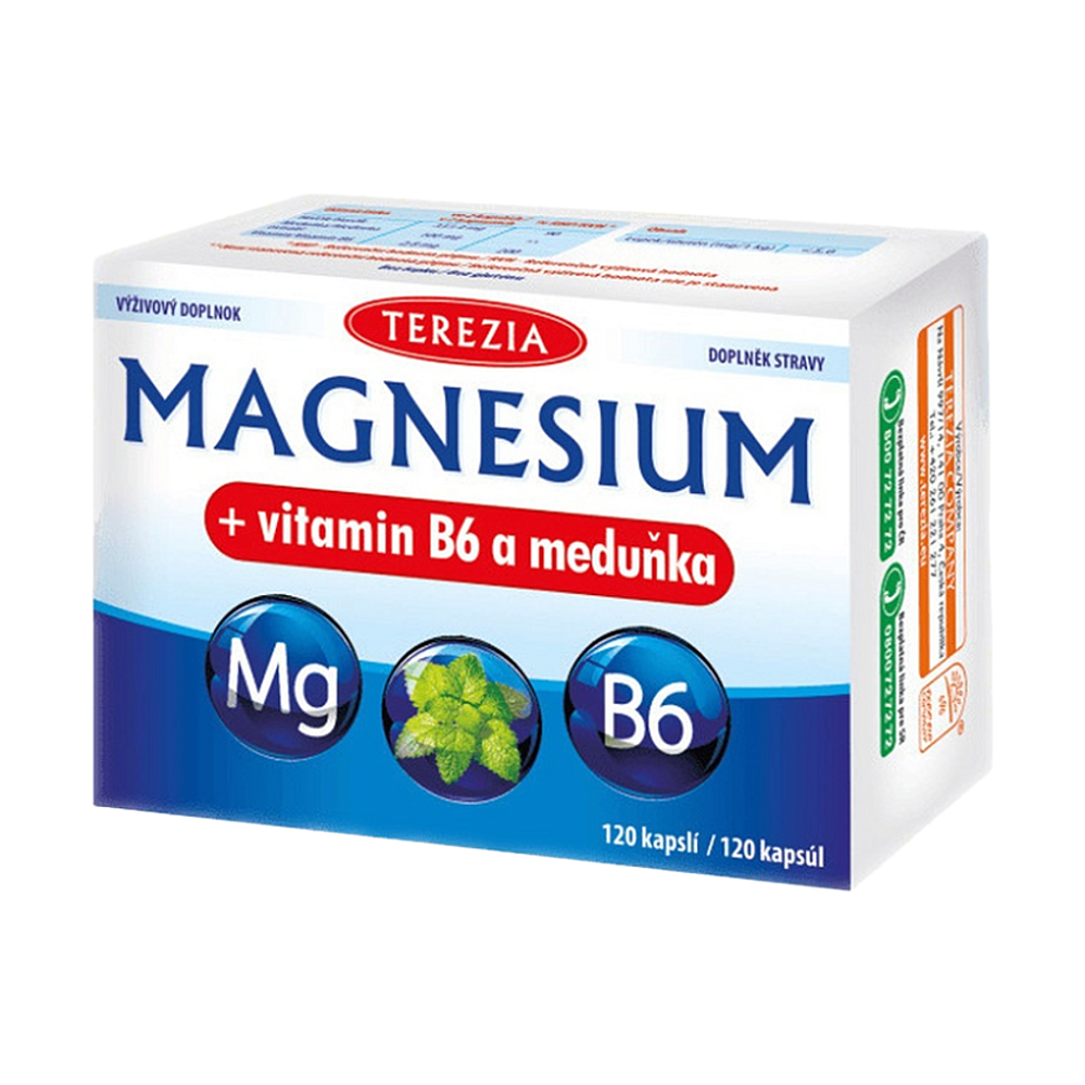 TEREZIA MAGNESIUM + vitamín B6 a medovka 120 kapsúl kúpite na Mojalekaren.sk