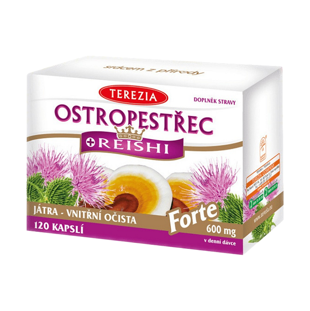 TEREZIA PESTREC + REISHI forte 120 kapsúl kúpite na Mojalekaren.sk