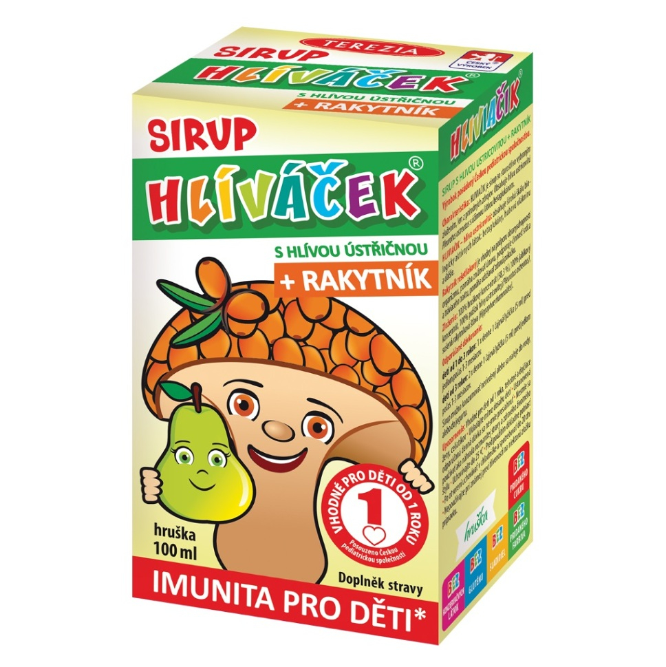TEREZIA Hliviačik sirup s hlivou a rakytníkom s príchuťou hrušky 100 ml kúpite na Mojalekaren.sk