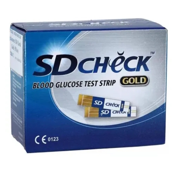 Testovacie prúžky pre glukomer SD-CHECK GOLD 50ks