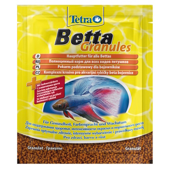 TETRA Betta Granules sáčok 5 g (Krmivo pre rybičky)