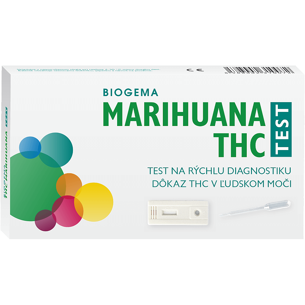 THC MARIHUANA TEST na stanovenie drogy v moči 1x 1 ks kúpite na Mojalekaren.sk
